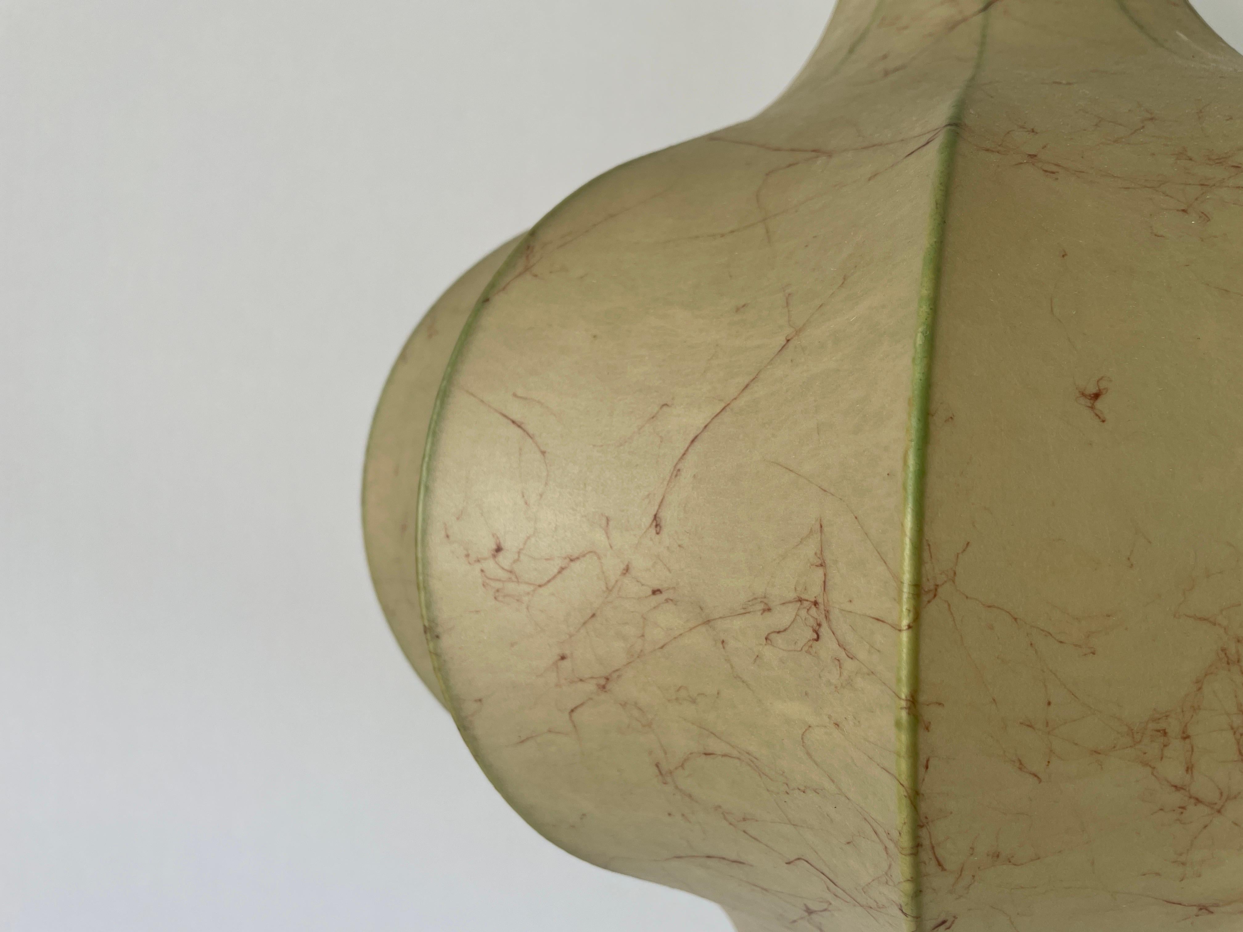 Cocoon Pendant Lamp by Goldkant, 1960s, Germany For Sale 2