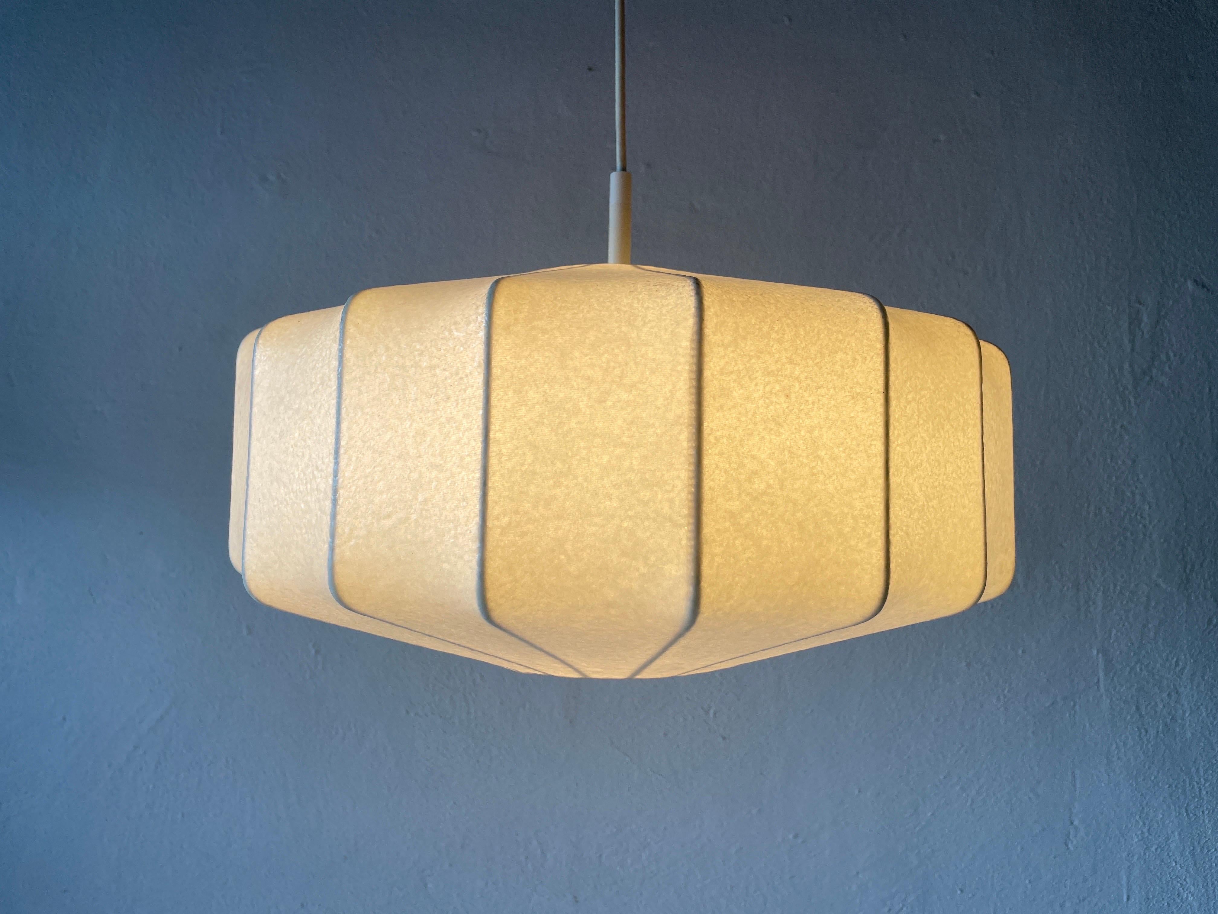 Cocoon Pendant Lamp by Goldkant, 1960s, Germany For Sale 3