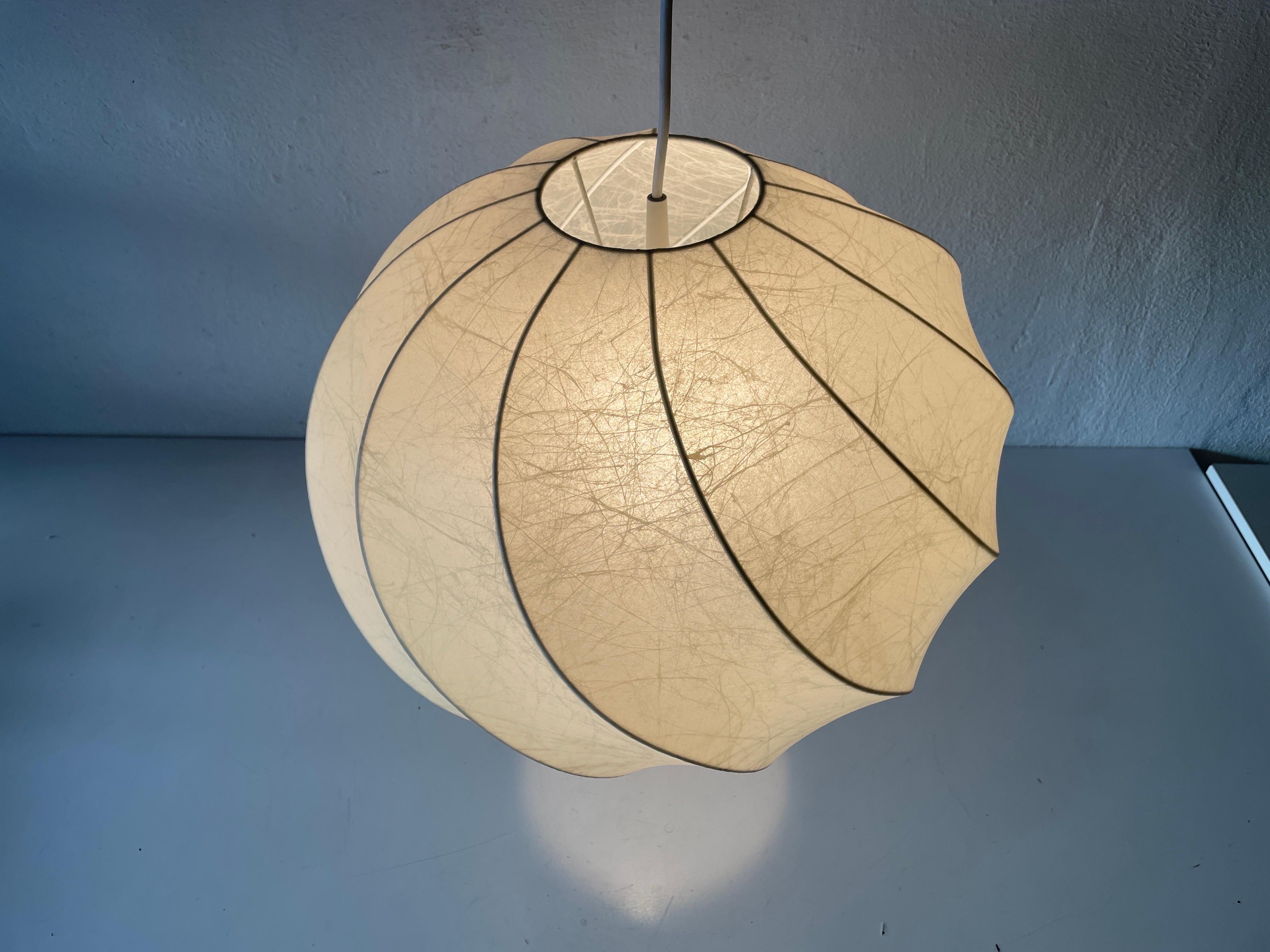 Cocoon Pendant Lamp by Goldkant, 1960s, Germany 3