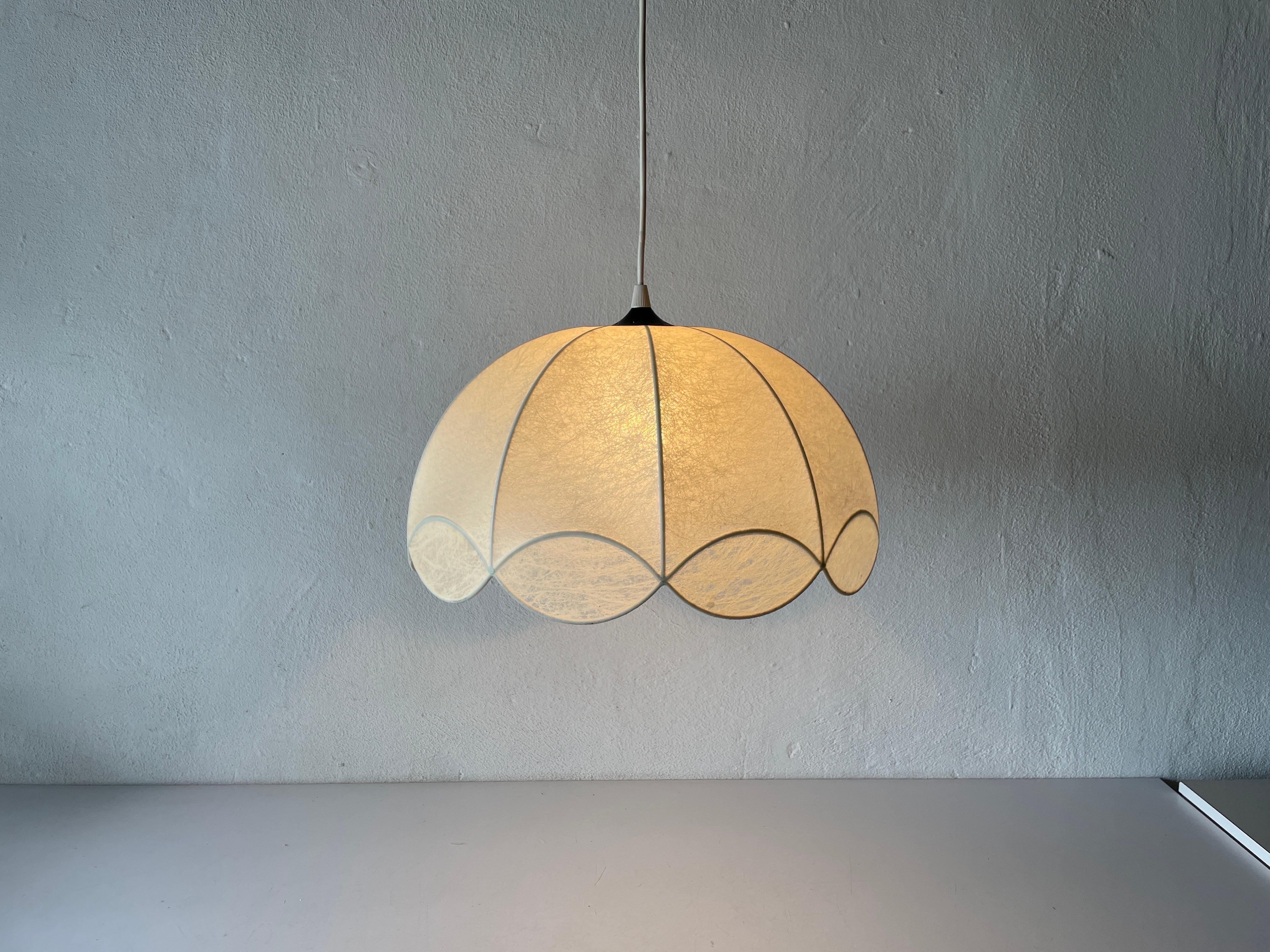 Cocoon Pendant Lamp by Goldkant, 1960s, Germany 3