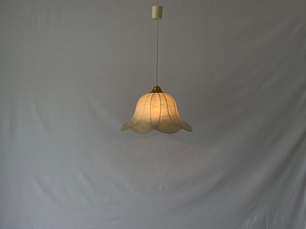 Lampe à suspension cocon par Goldkant, années 1960, Allemagne 2
