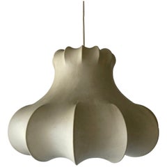 Cocoon Pendant Lamp by Goldkant, 1960s, Germany Cocoon Pendant Lamp by Goldkant, 1960s, Germany