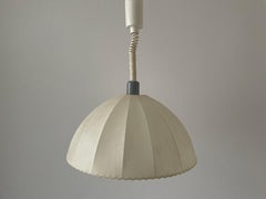 Cocoon Pendant Lamp by Goldkant with Grey Metal Top, 1960s, Germany