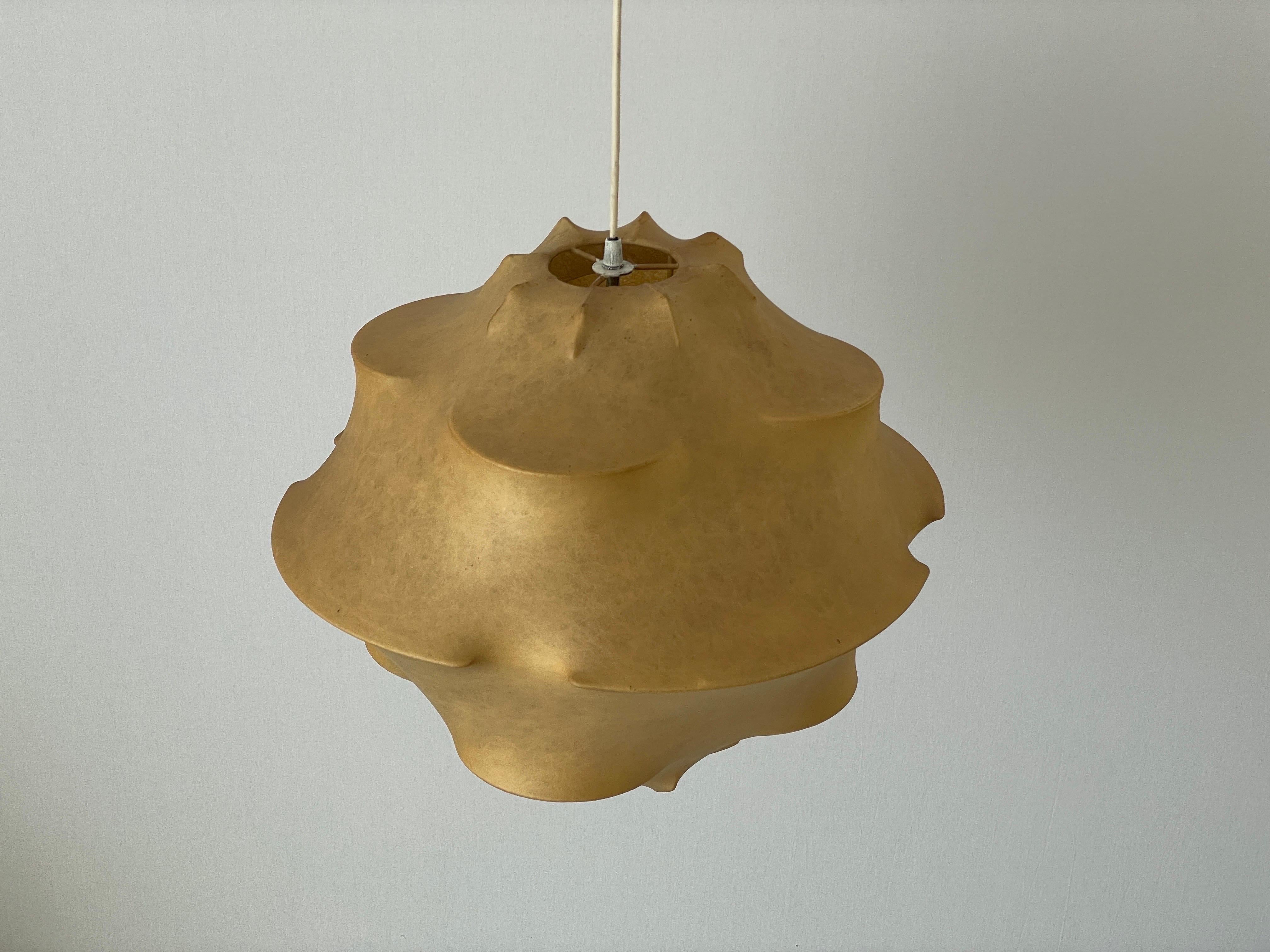 Mid-Century moderno Lampada a sospensione Cocoon di Tobia Scarpa per Flos, anni '60, Italia in vendita