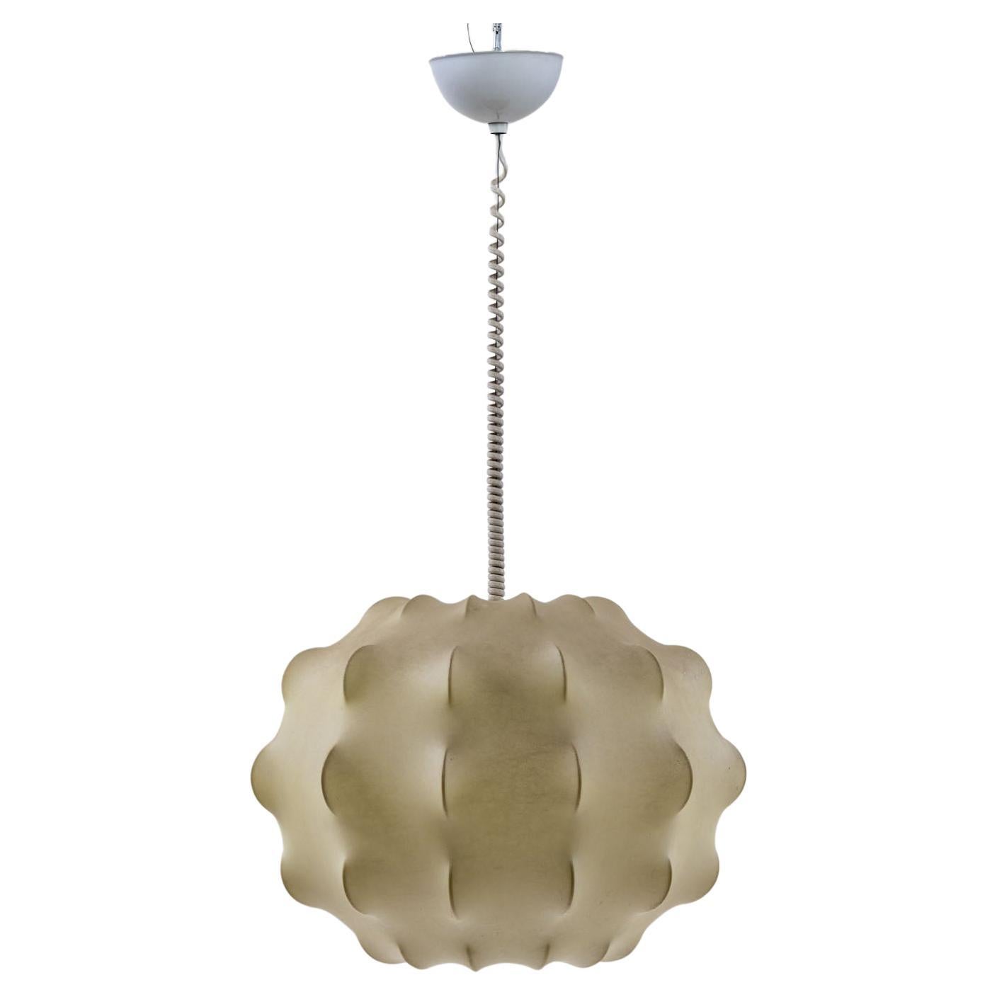 Cocoon Pendant Lamp in the style of Tobia Scarpa, Italy 1960s  For Sale