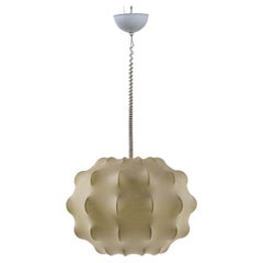 Vintage Cocoon Pendant Lamp in the style of Tobia Scarpa, Italy 1960s 
