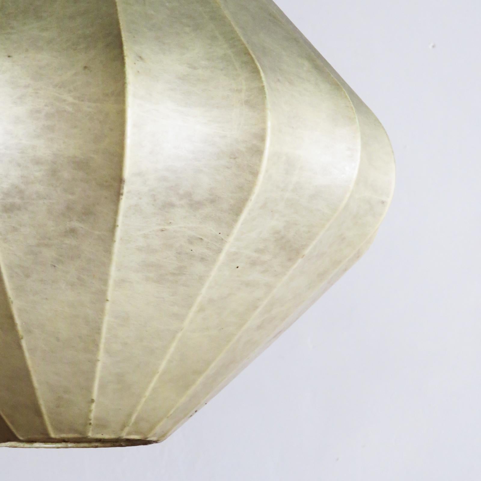 Cocoon Pendant Light by Friedel Wauer, 1960 In Good Condition In Los Angeles, CA