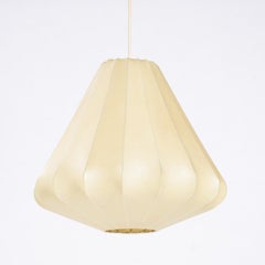 Lámpara colgante Cocoon de Friedel Wauer para Goldkant leuchten, 1960
