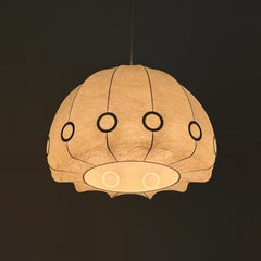 Cocoon-Pendelleuchte von Friedel Wauver für Goldkant Leuchten, Deutschland 1960er Jahre