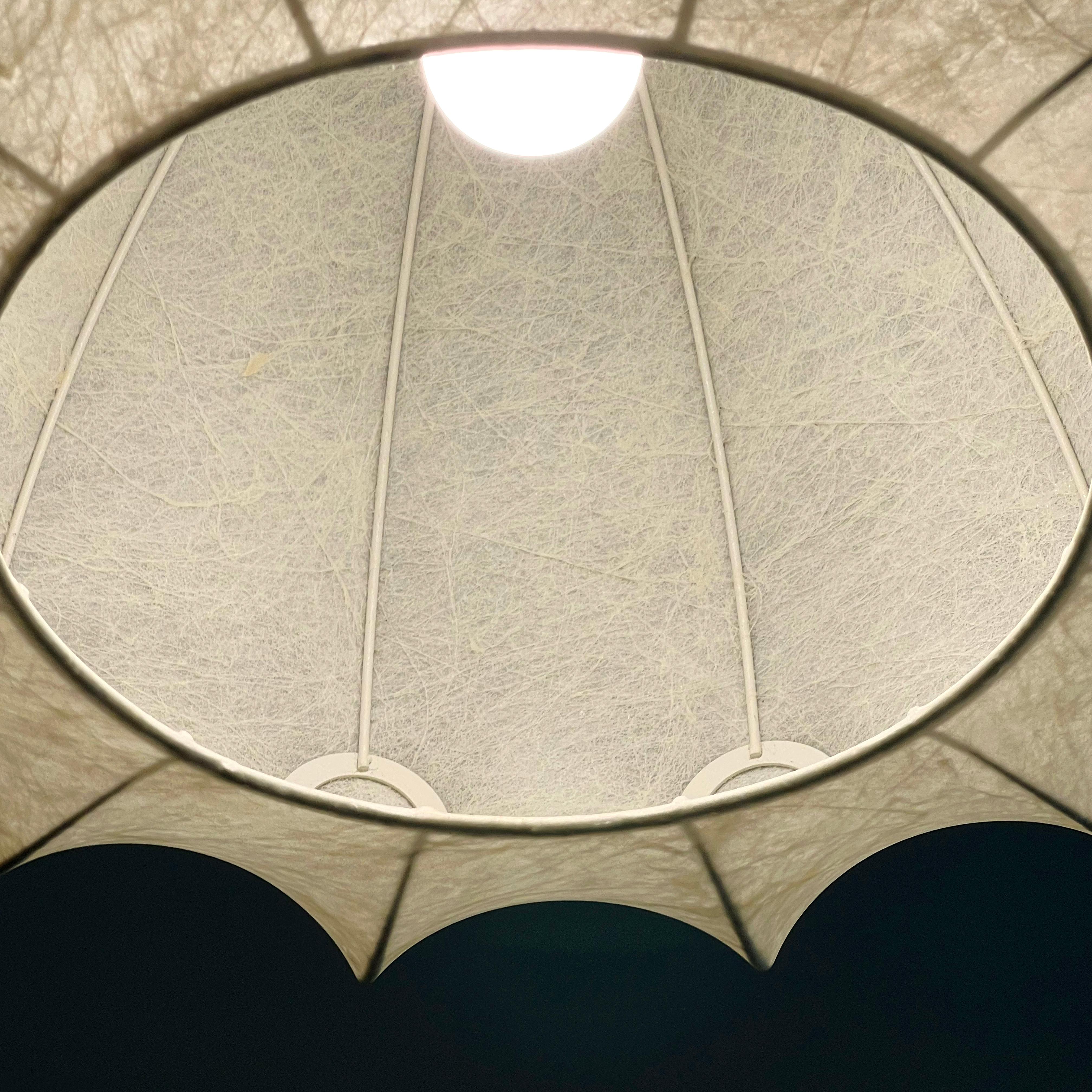 Cocoon pendant light by Friedel Wauver for Goldkant Leuchten, Germany 1960s 3