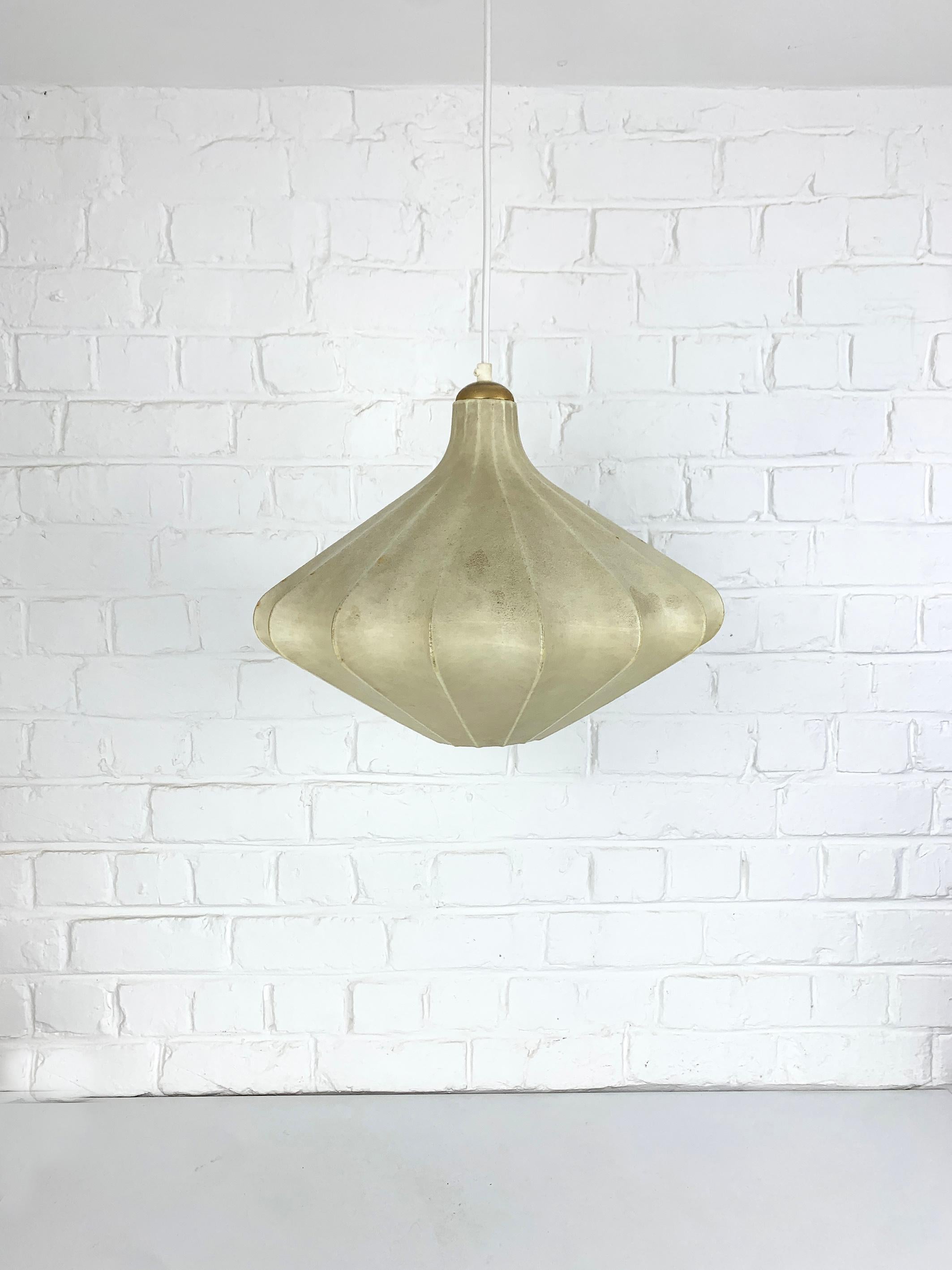 Cocoon Lights Colgante, Friedel Wauer para Goldkant Leuchten, Años 60 Acero en venta