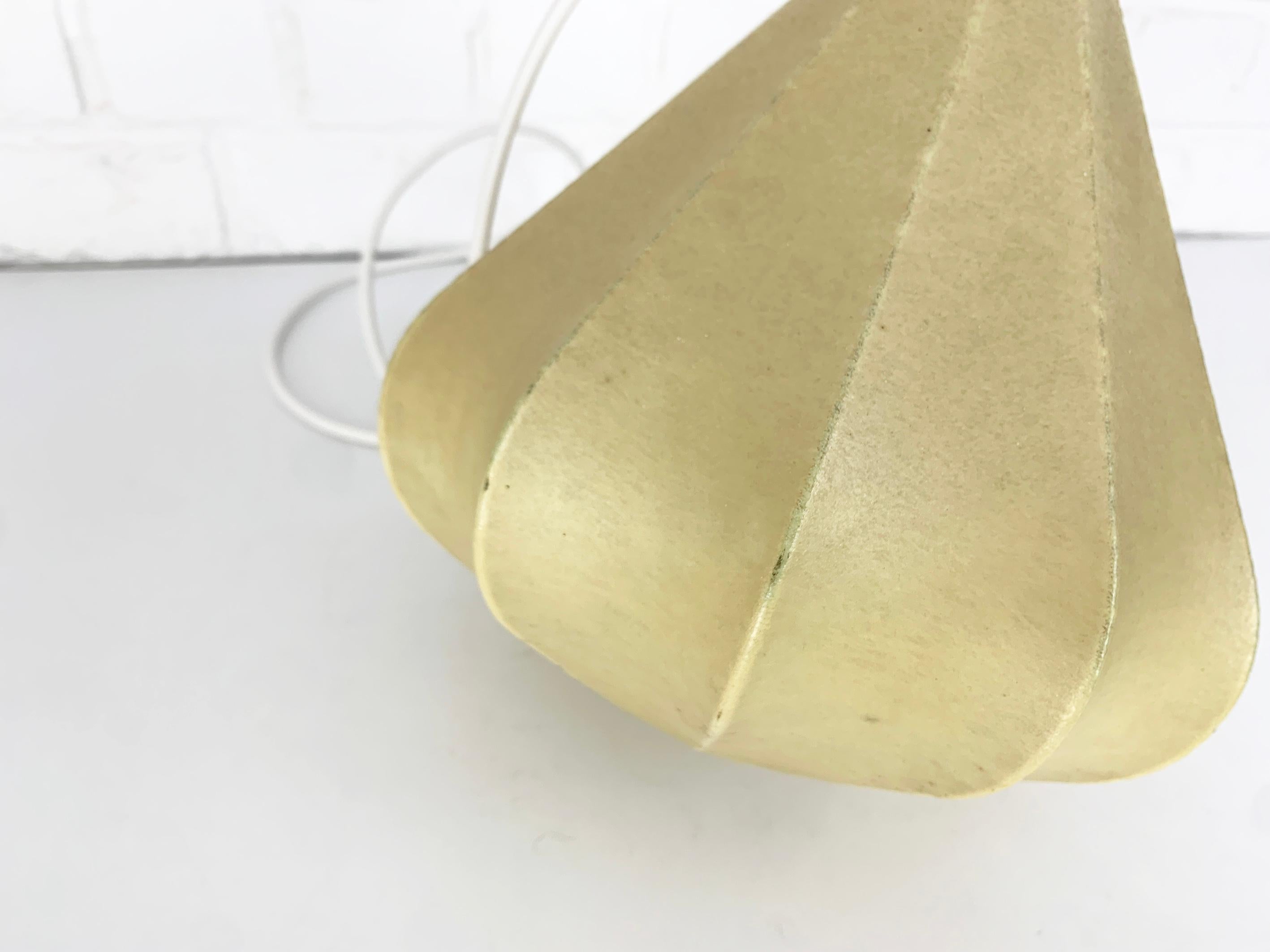 Cocoon Pendant light, Friedel Wauer for Goldkant Leuchten, 1960s For Sale 1