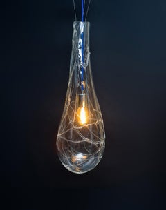 Cocoon-Pendelleuchte von Ceren Gurkan, mundgeblasenes Glas