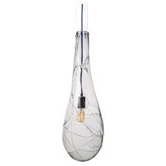Cocoon-Pendelleuchte von Ceren Gurkan, mundgeblasenes Glas