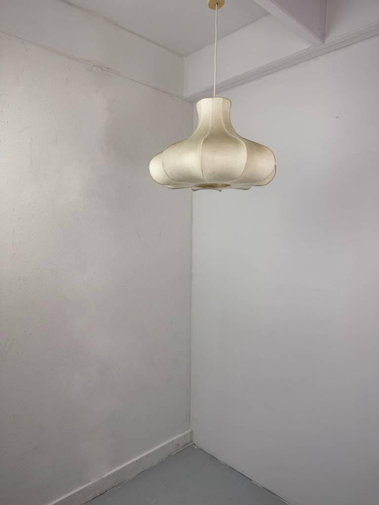Cocoon pendent lamp Achille Castiglioni style- 1960's 3