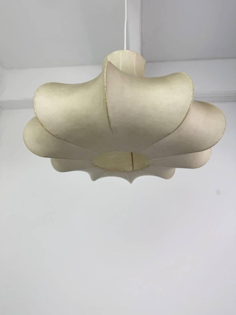 Mid-Century Modern Cocoon pendent lamp Achille Castiglioni style- 1960's