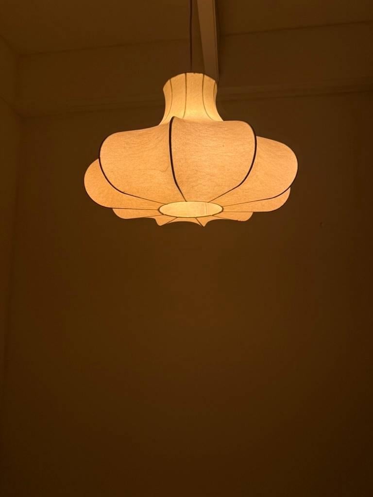 Italian Cocoon pendent lamp Achille Castiglioni style- 1960's