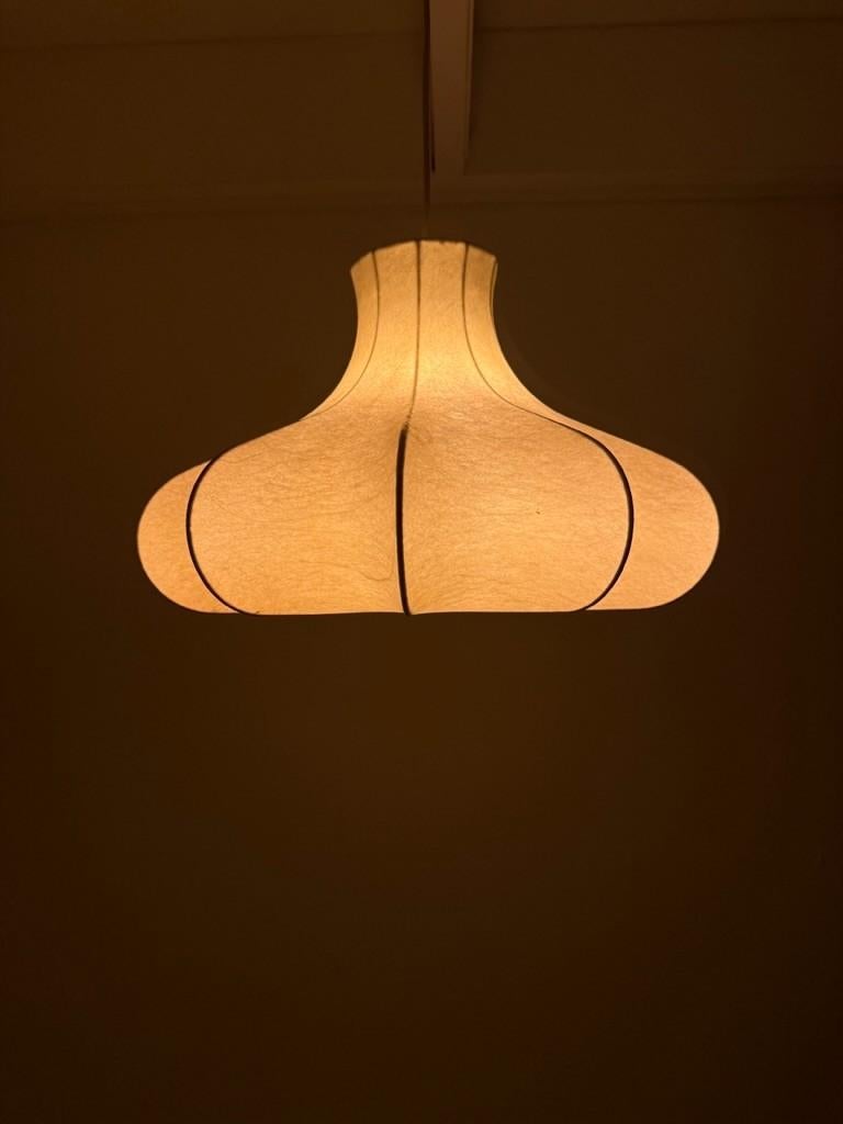 Epoxy Resin Cocoon pendent lamp Achille Castiglioni style- 1960's