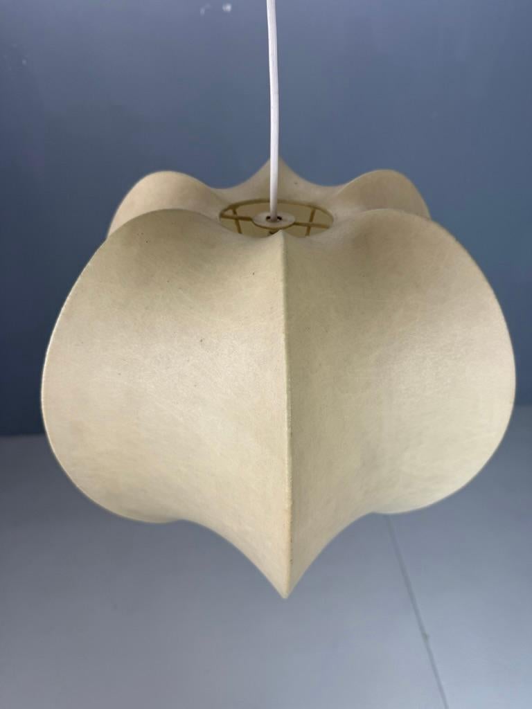 italien Lampe pendentif Cocoon en bon état -Achille Castiglioni style années 1960
