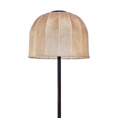 Cocoon resin. Brutalist floor lamp by Estiluz, Spain, 1970s