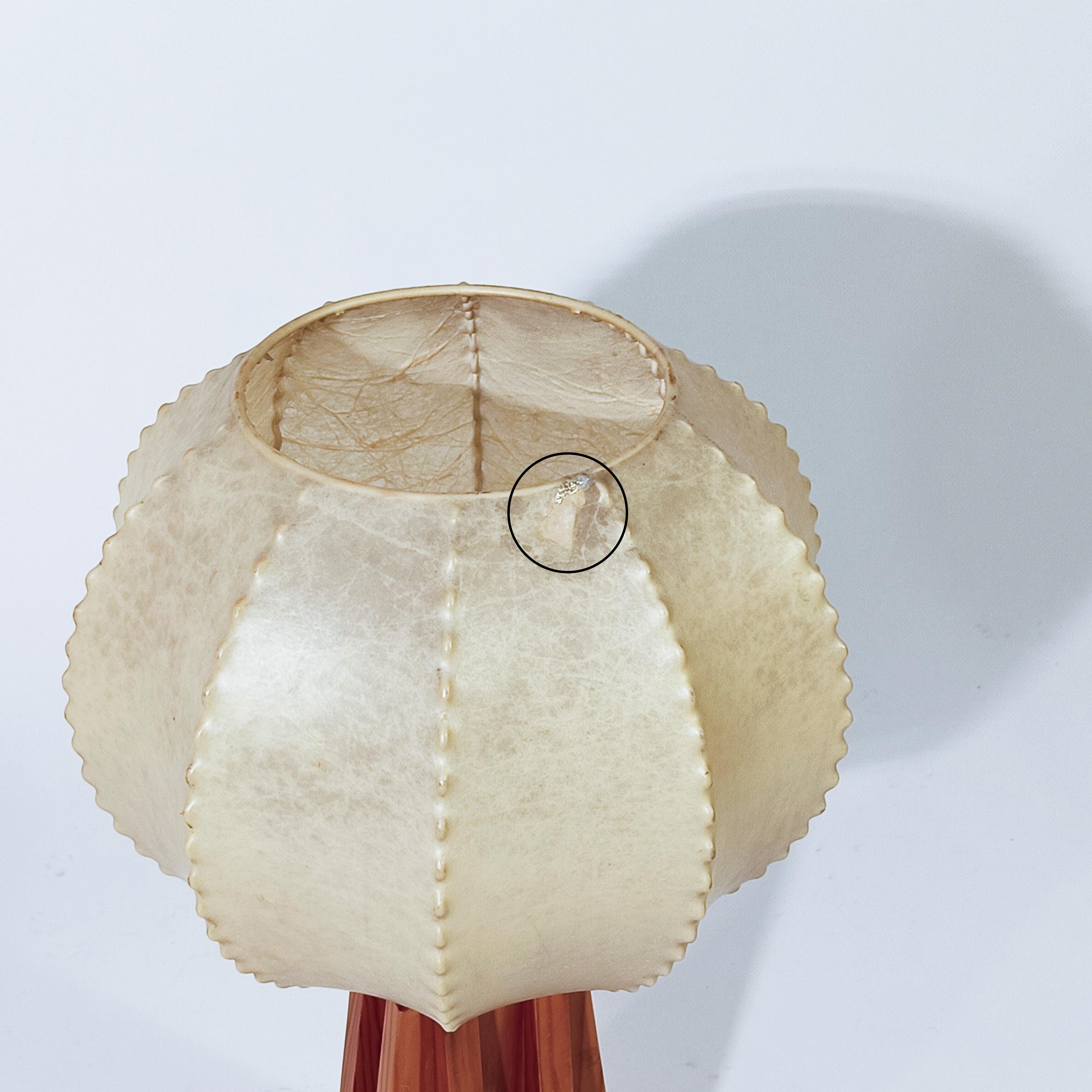 Résine de cocon. Lampe de table de style brutaliste par Friedel Wauer, Allemagne, années 1970 en vente 9