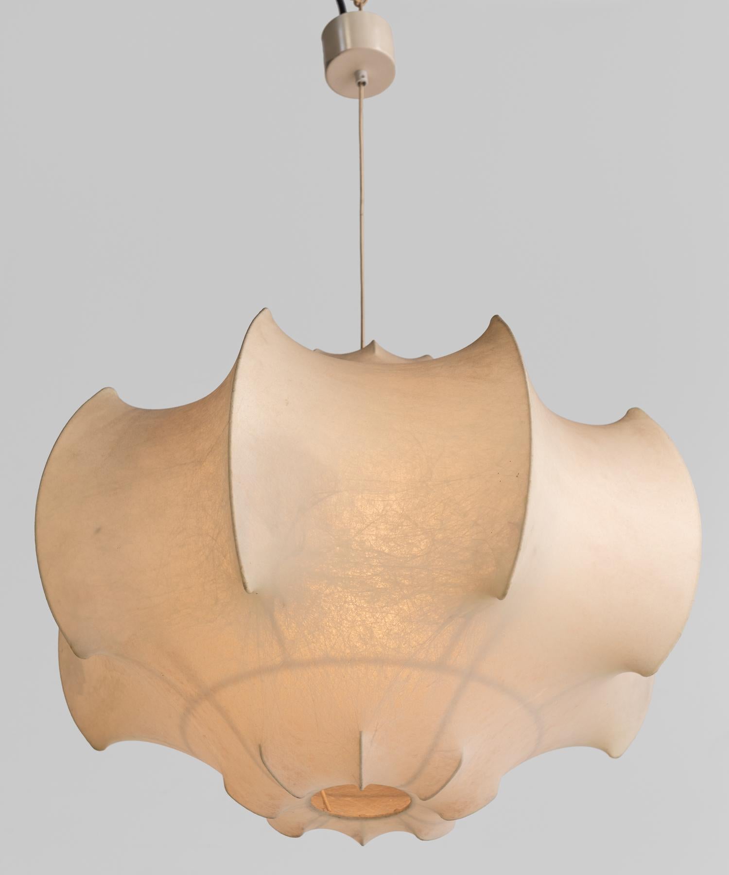 Modern Cocoon Resin Pendant by Flos, Italy, circa 1960