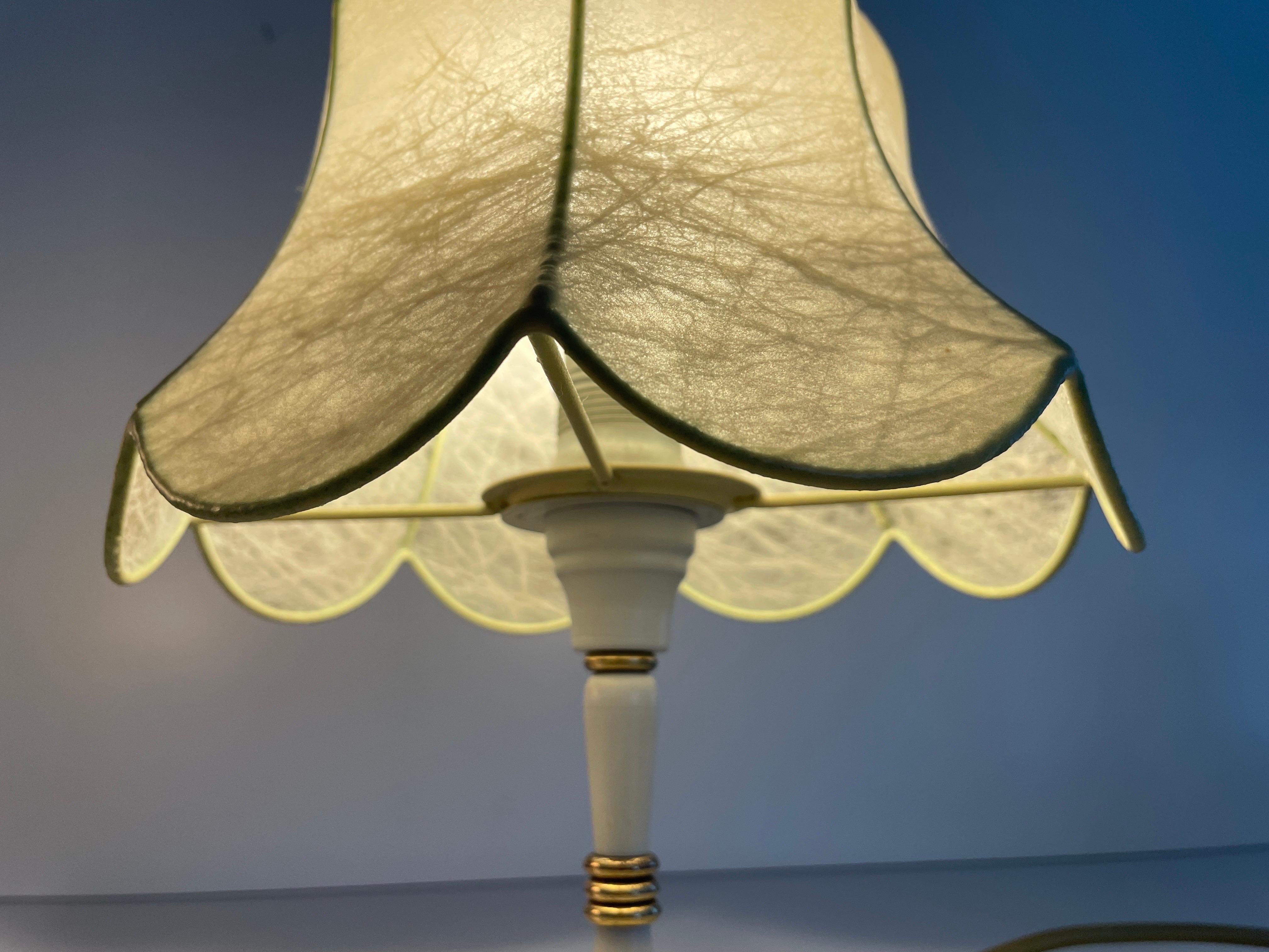 Cocoon Shade Metal Body Pair of Bedside Lamps by GOLDKANT, 1970s, Germany For Sale 12