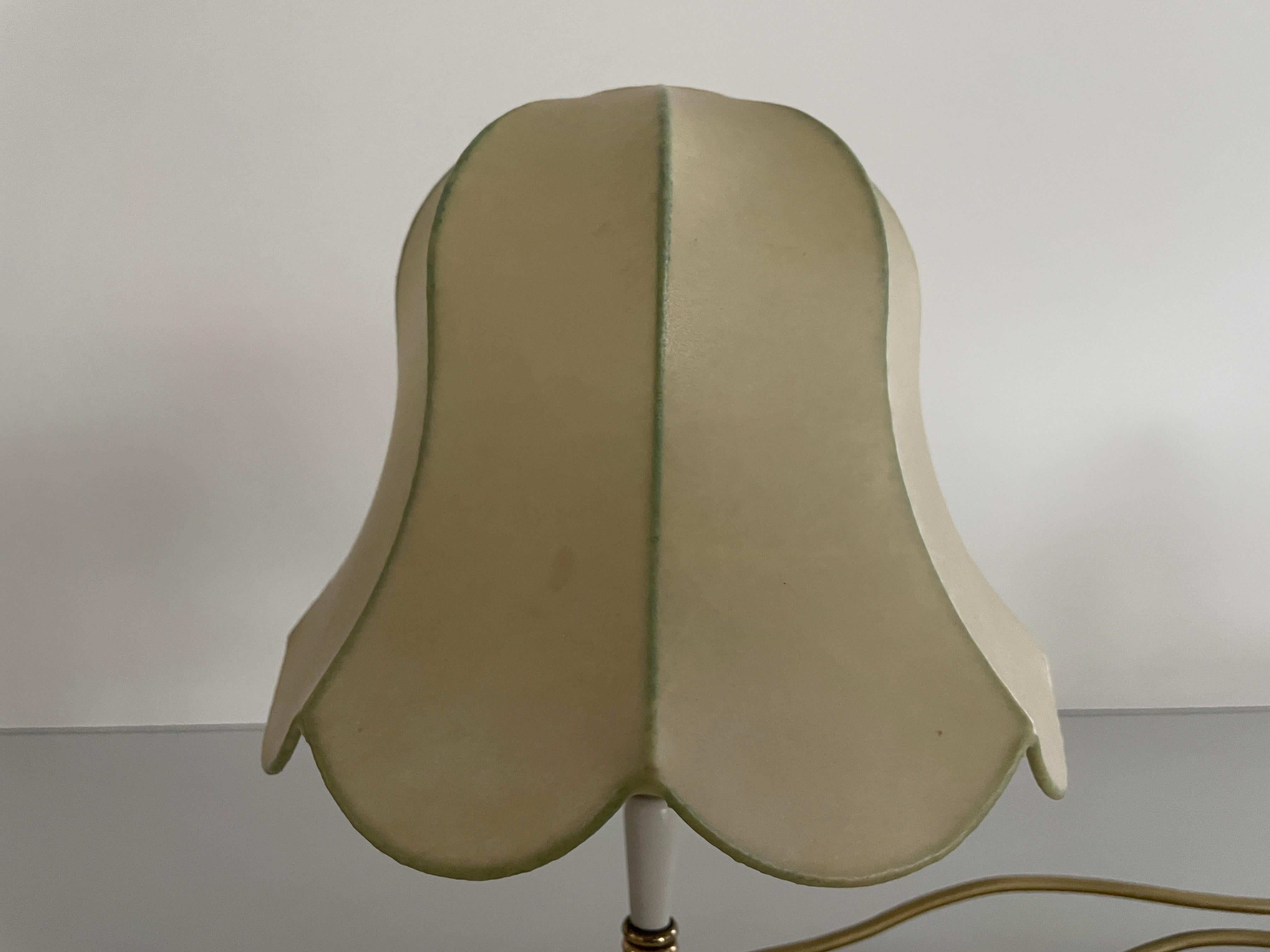 Cocoon Shade Metal Body Pair of Bedside Lamps by GOLDKANT, 1970s, Germany For Sale 2