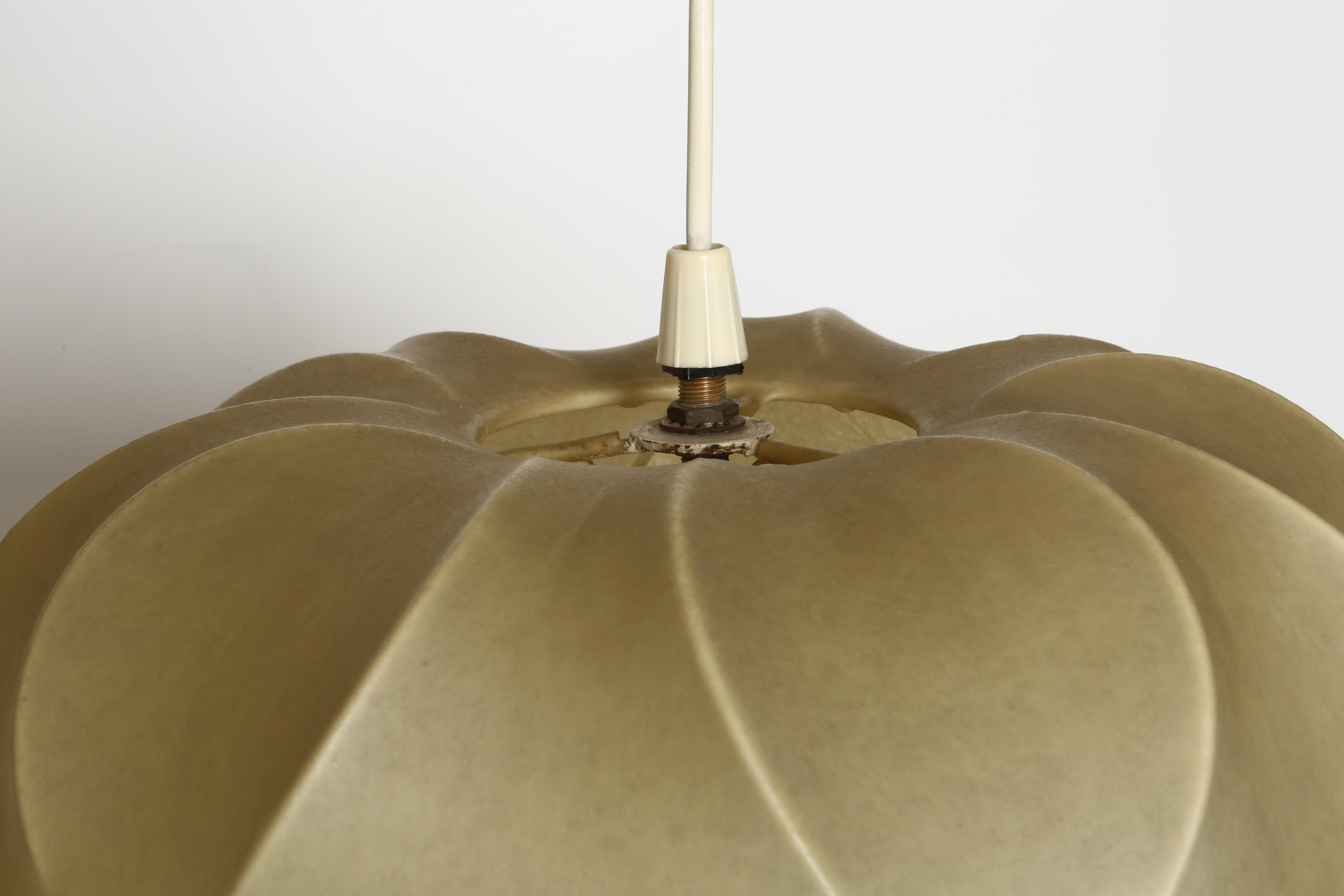 Cocoon Suspension Light for Flos, Attributed In Good Condition In Brooklyn, NY