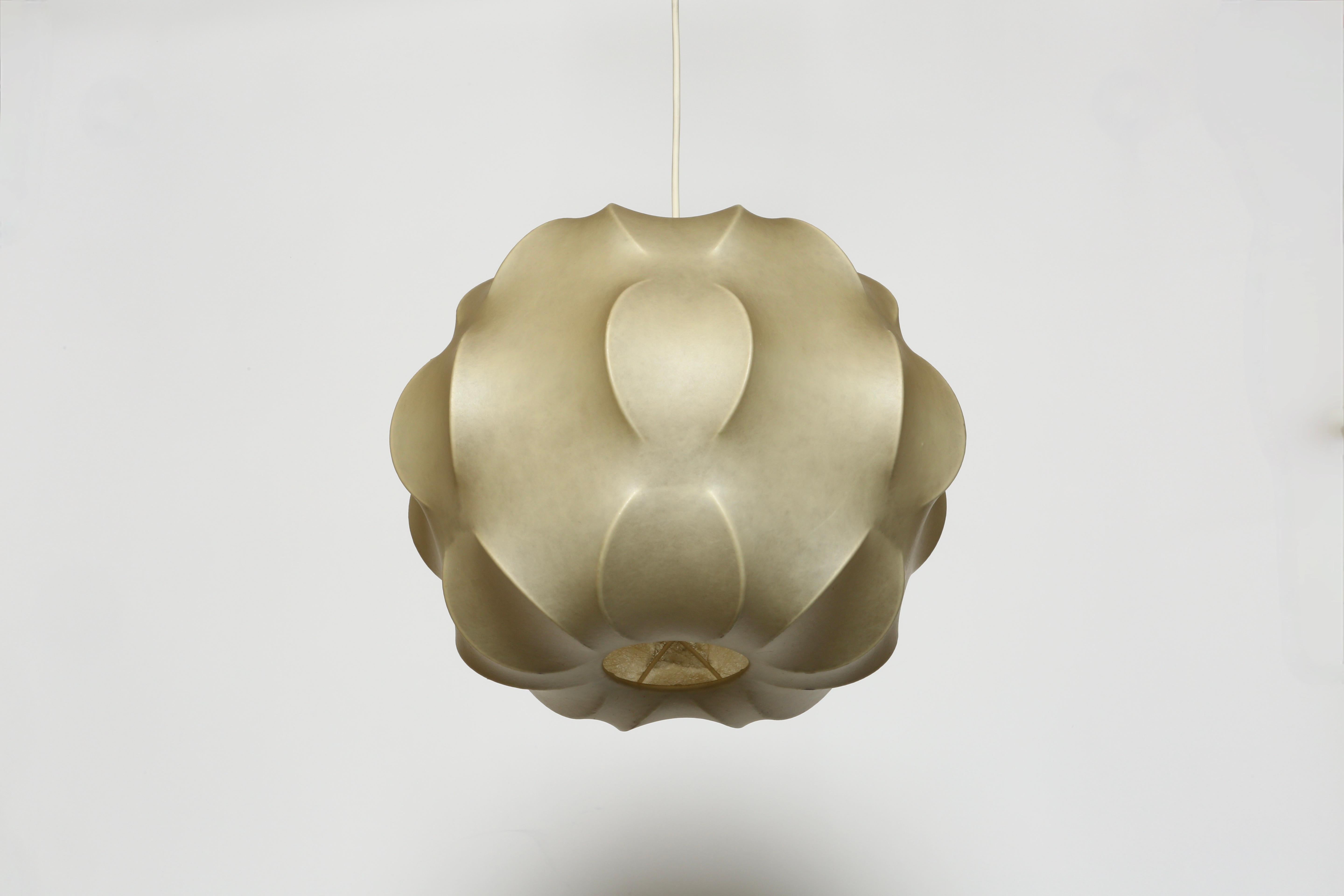 Mid-20th Century Cocoon Suspension Light for Flos, Attributed
