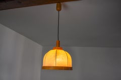 "Cocoon" suspension, resin and pine, Italy, 1970