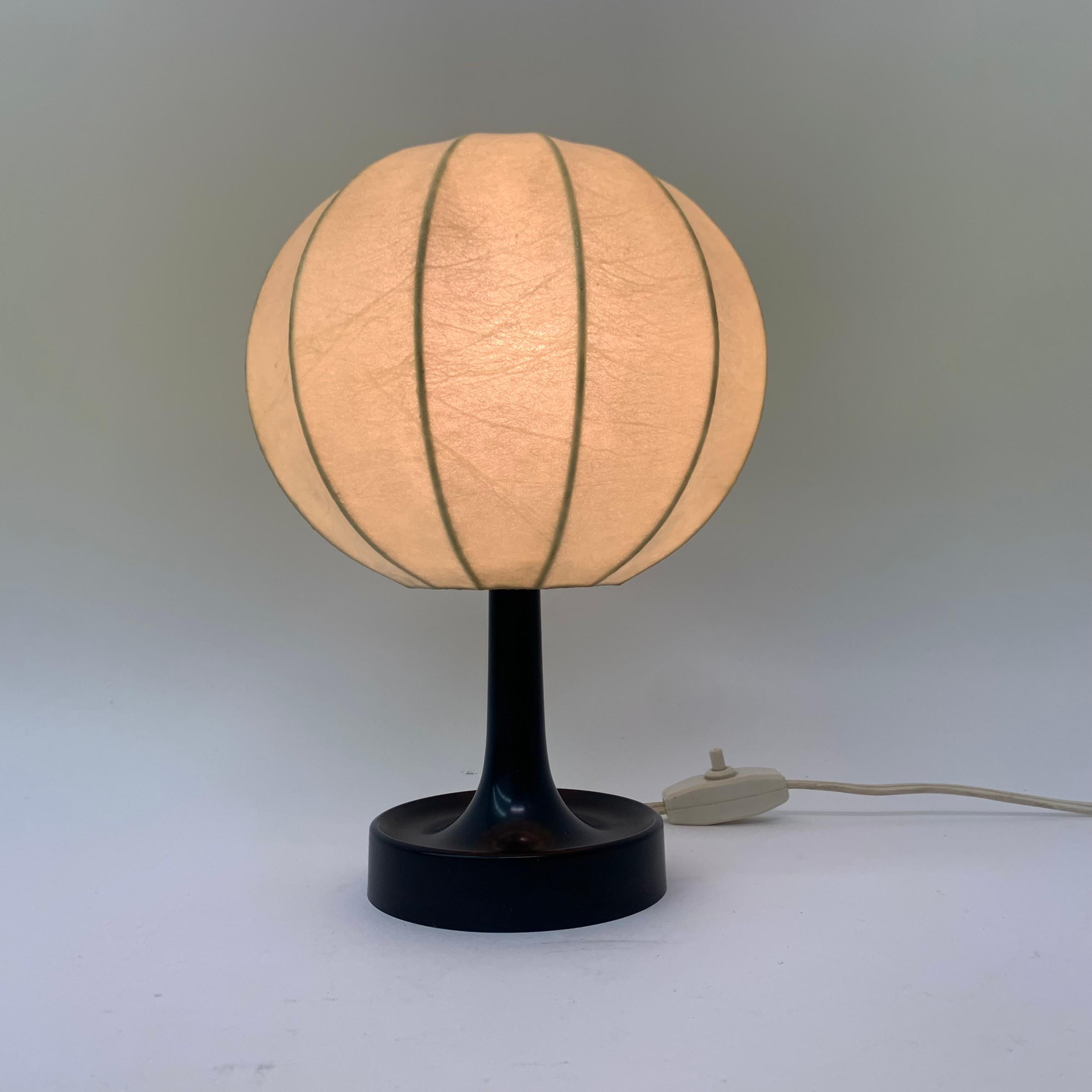Cocoon-Tischlampe von Alfred Wauer für Goldkant, 1960er Jahre (Moderne der Mitte des Jahrhunderts)