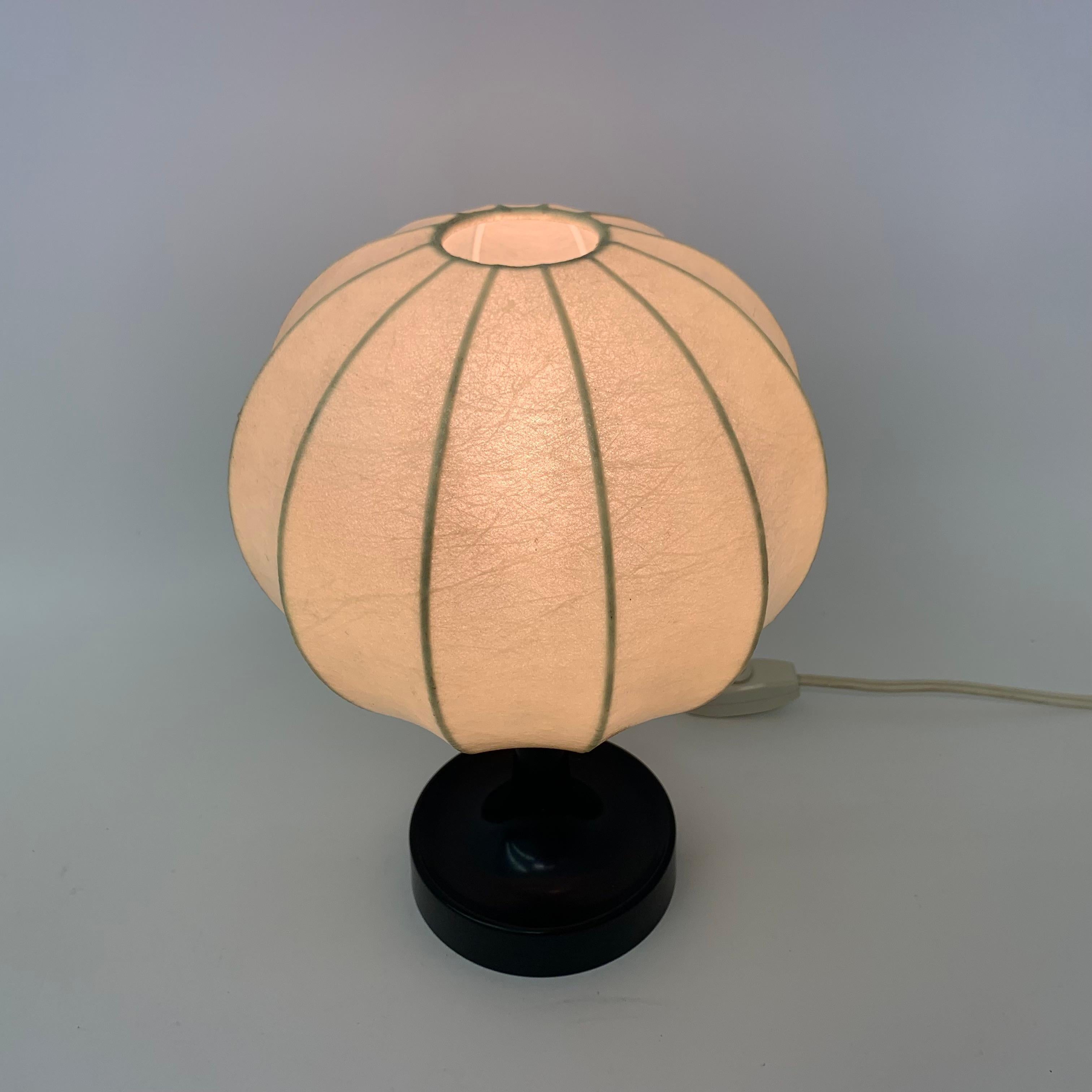 Cocoon-Tischlampe von Alfred Wauer für Goldkant, 1960er Jahre (Deutsch)
