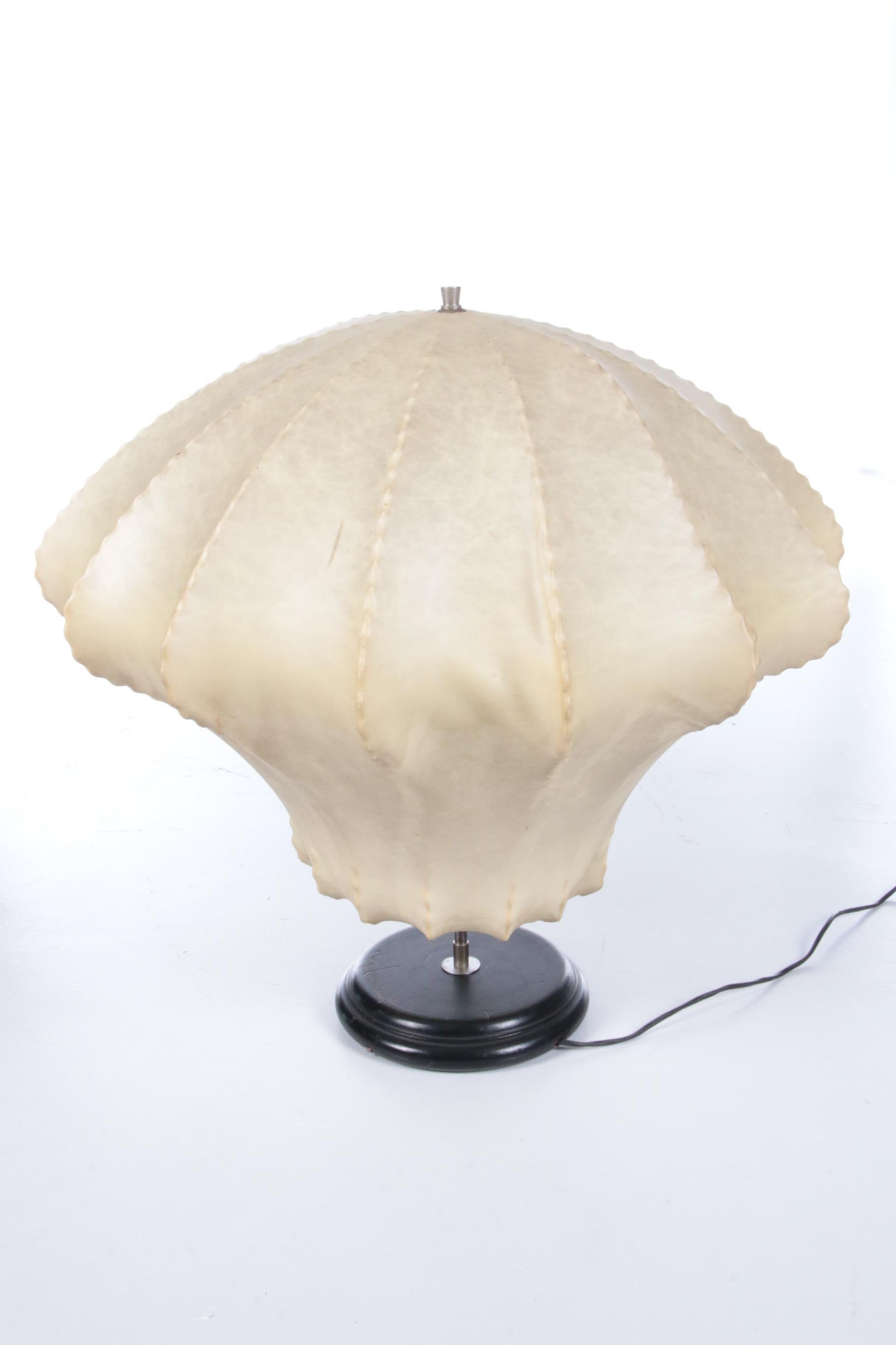 Mid-Century Modern Cocoon Table Lamp by Castiglioni for Flos 1960 Italy