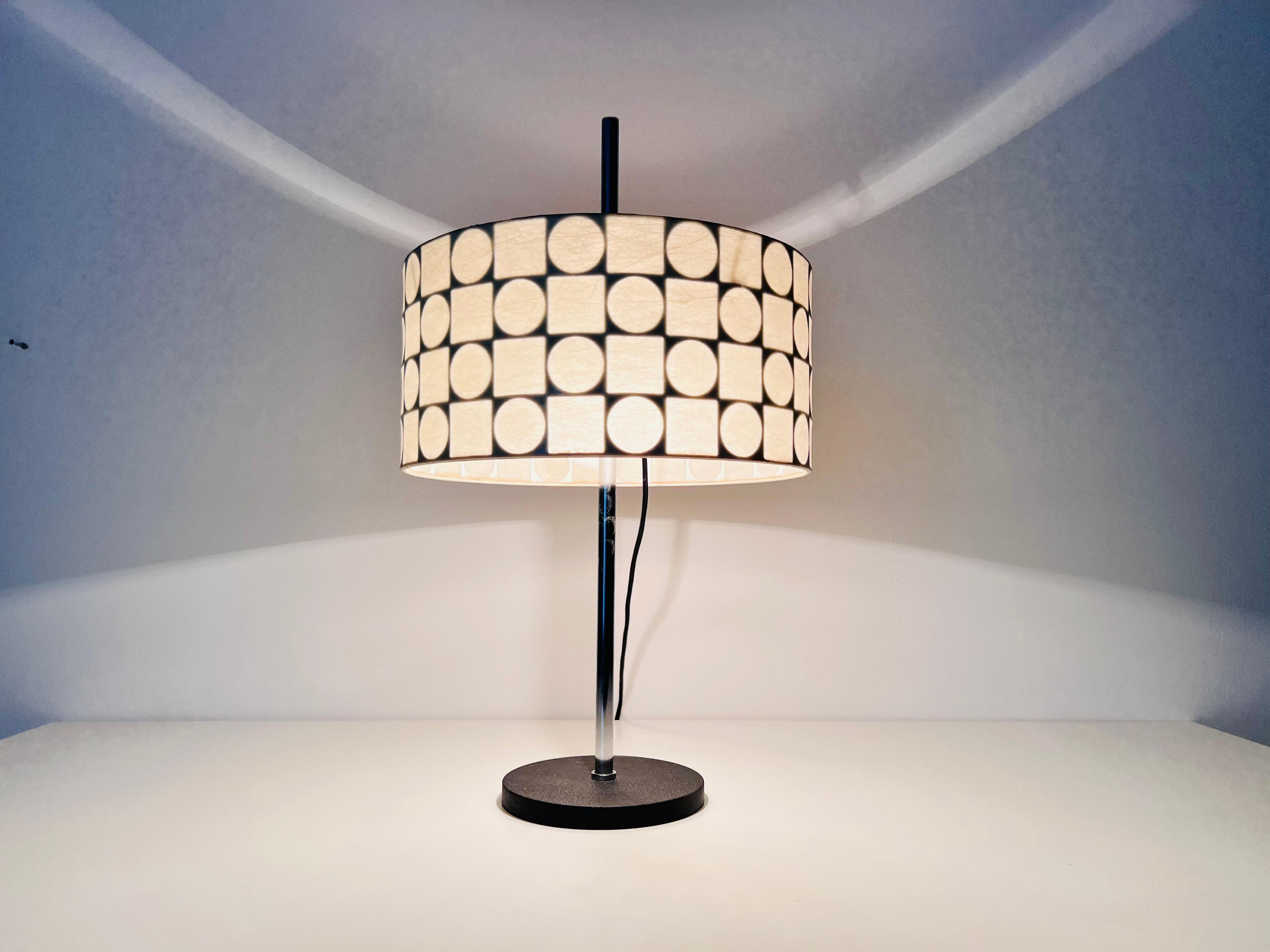 Cocoon Table Lamp by Goldkant, Germany, 1960s For Sale 4