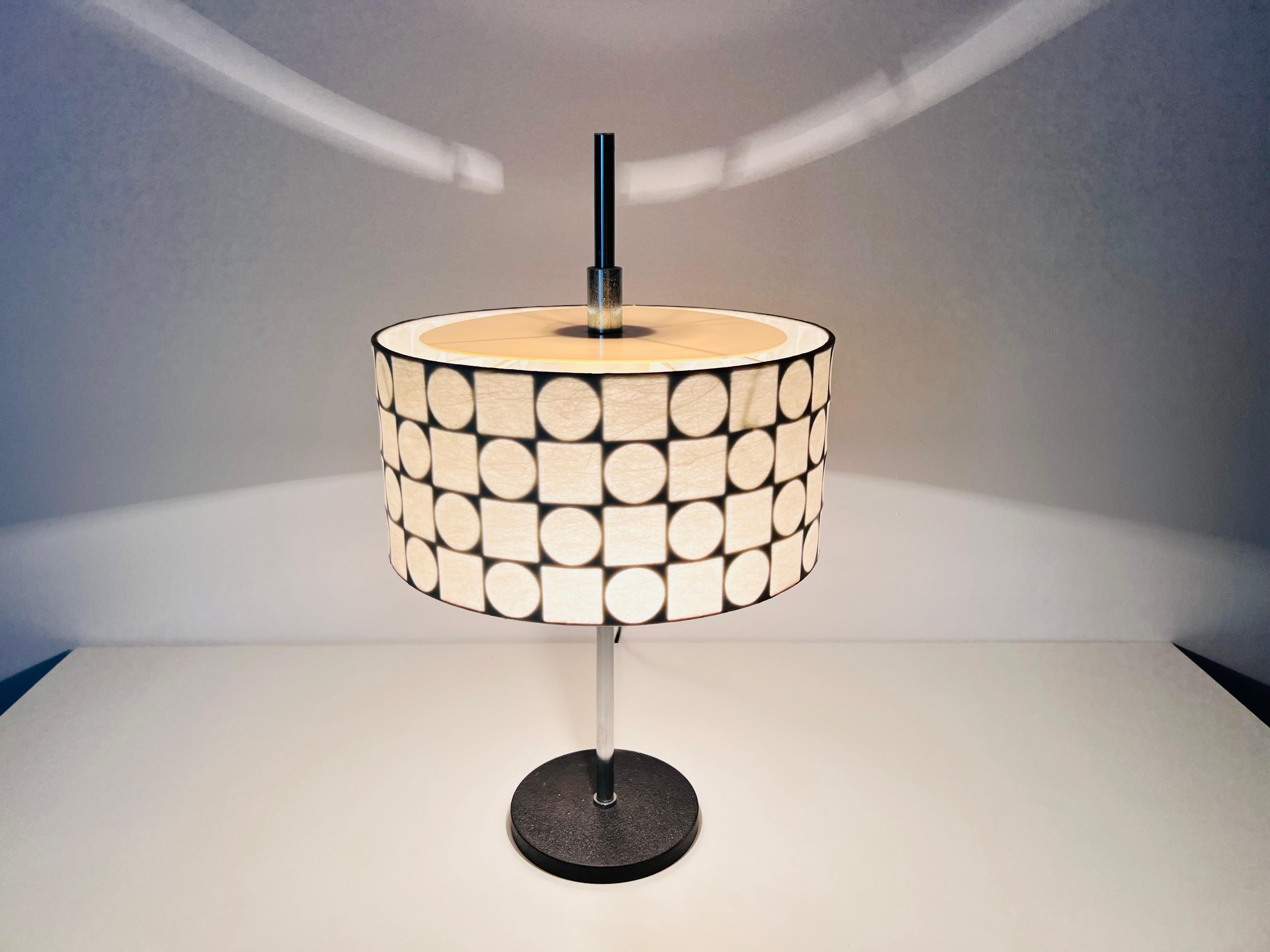 Cocoon Table Lamp by Goldkant, Germany, 1960s For Sale 5