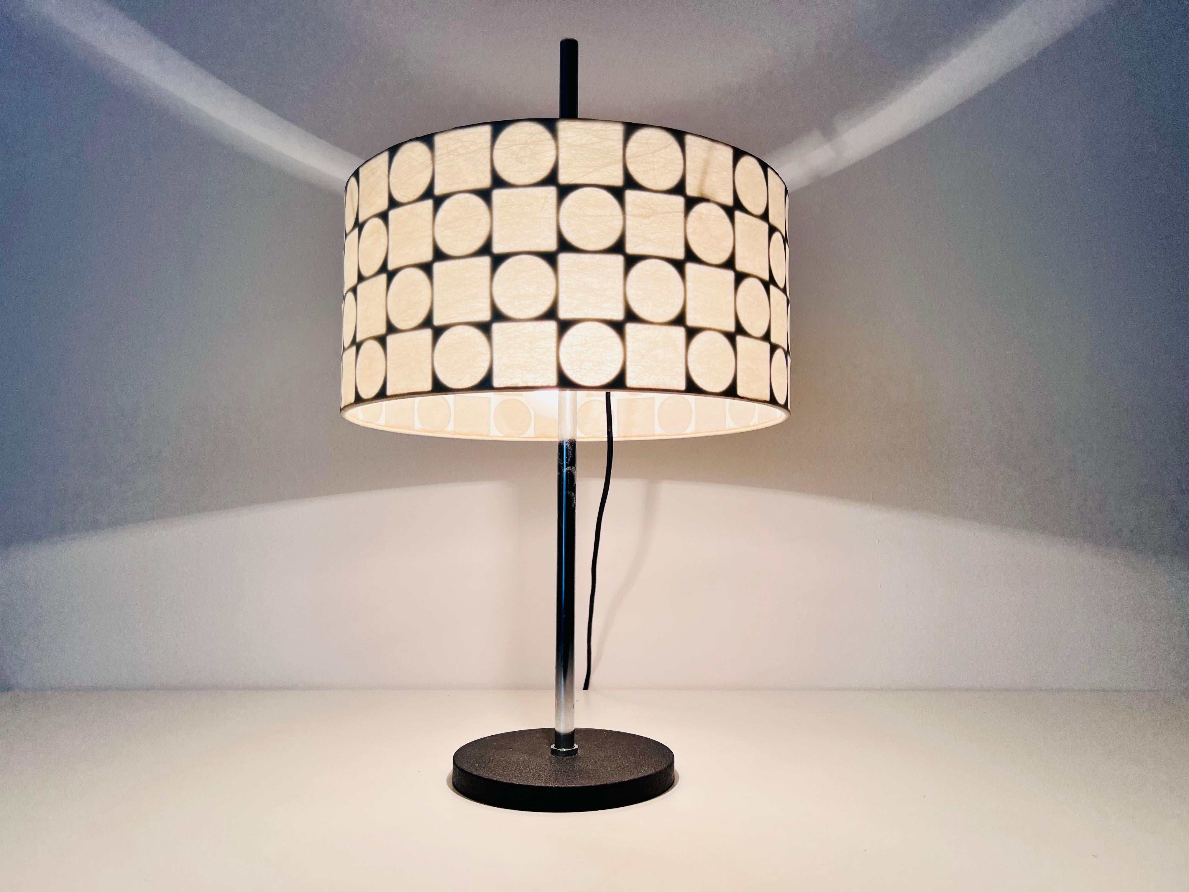 Cocoon Table Lamp by Goldkant, Germany, 1960s For Sale 6