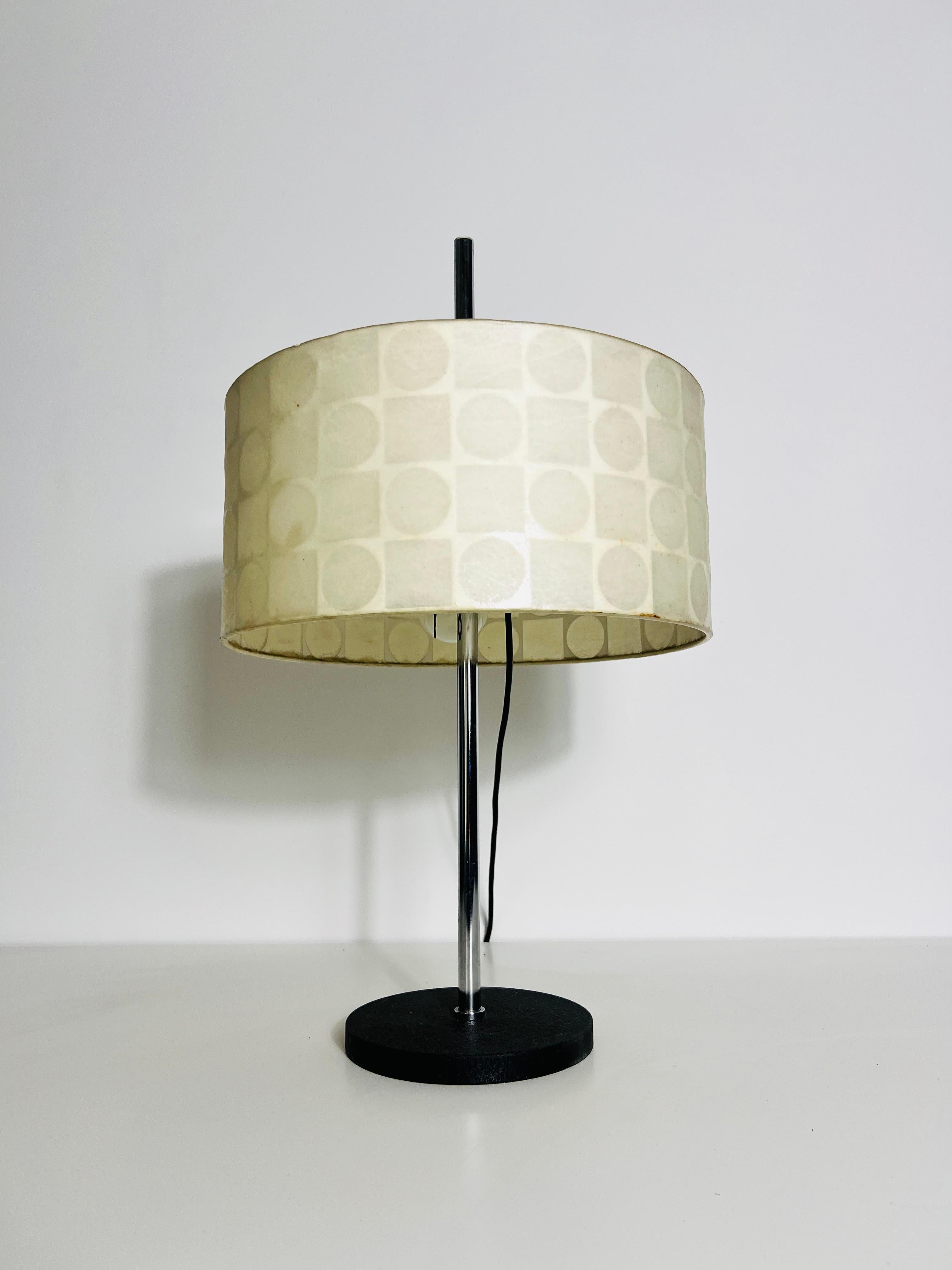 Mid-Century Modern Cocoon Table Lamp by Goldkant, Germany, 1960s For Sale