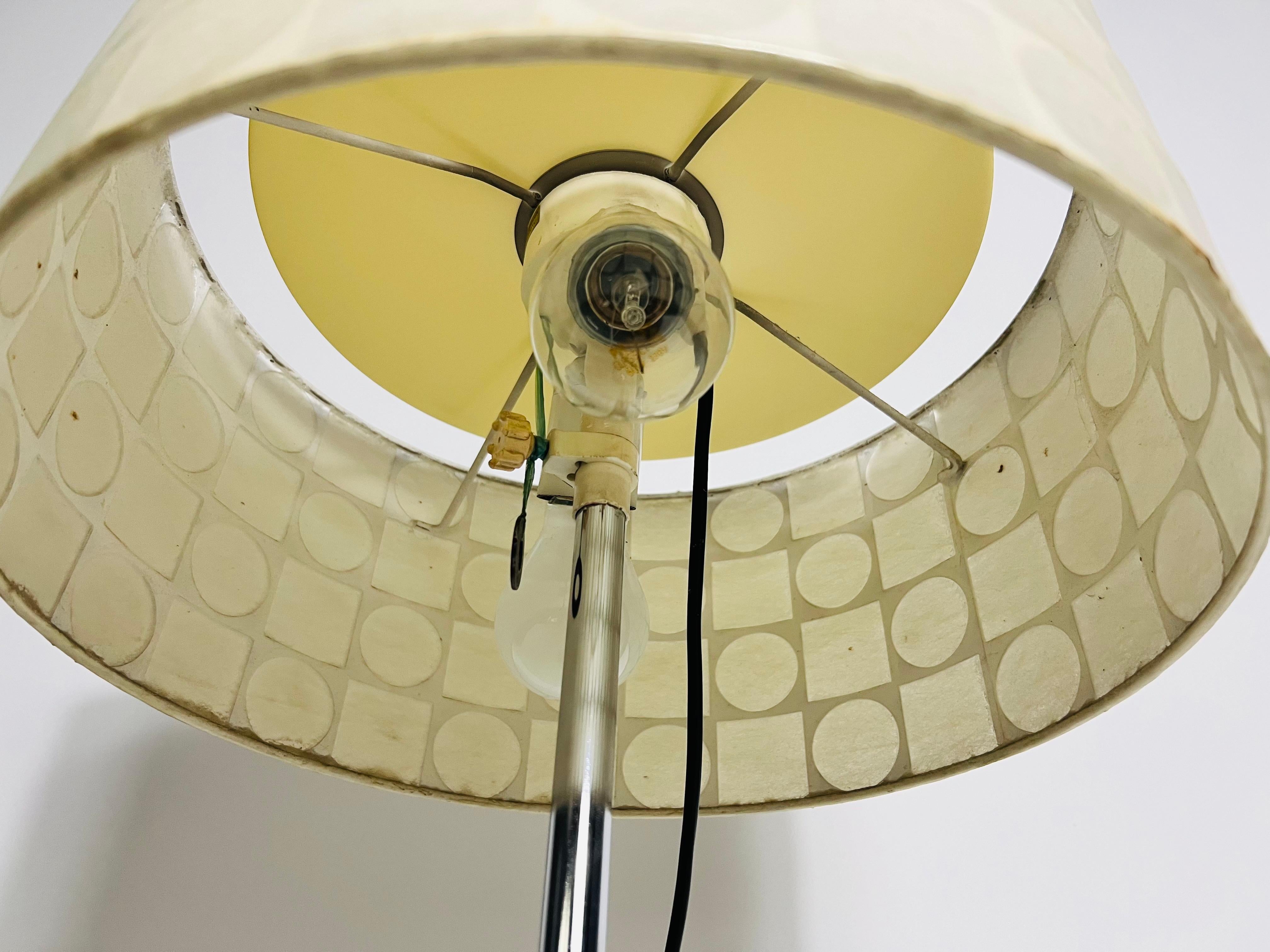 Metal Cocoon Table Lamp by Goldkant, Germany, 1960s For Sale