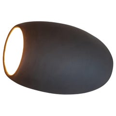 "Cocoon" Table Lamp in Black Gres