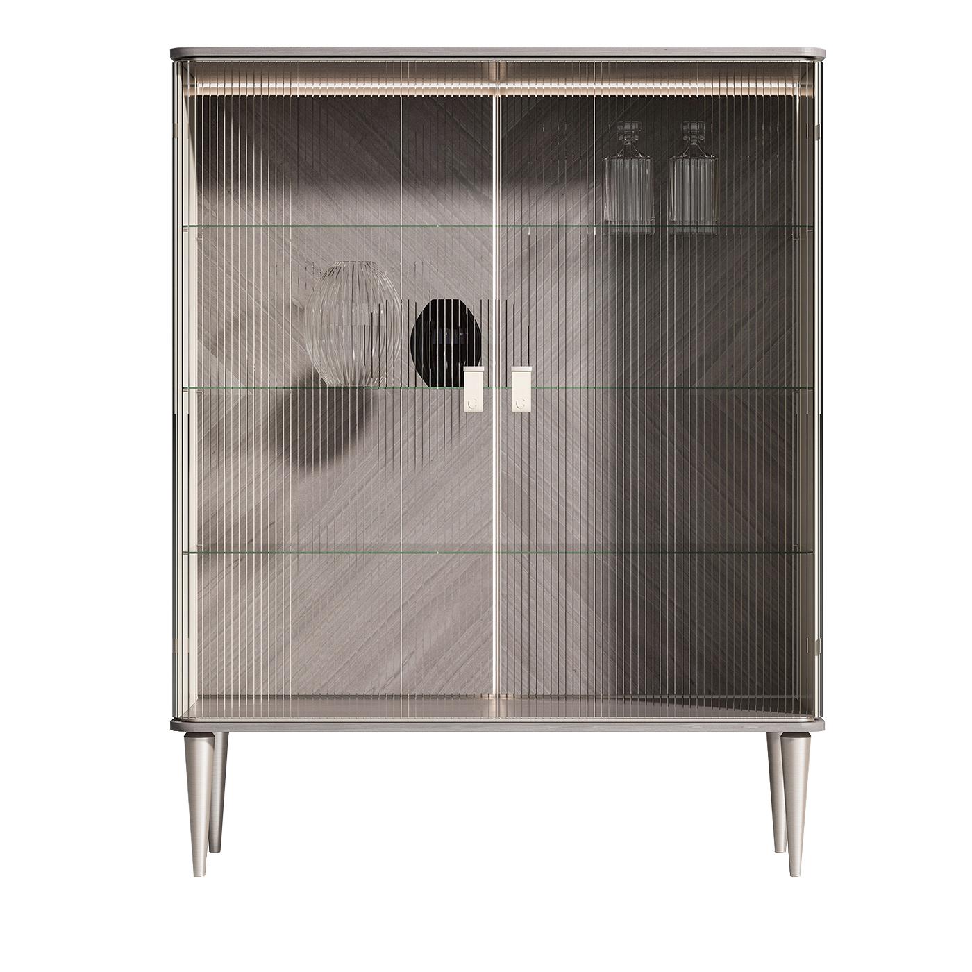 Cocoon Tall Glass Cabinet In New Condition For Sale In Milan, IT
