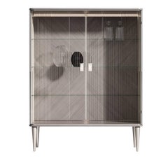 Cocoon Tall Glass Cabinet