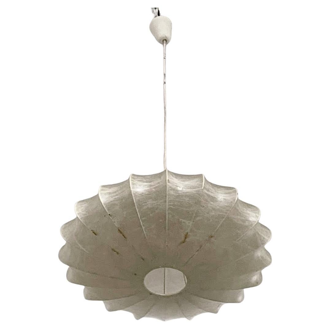 Cocoon Ufo Chandelier by Goldkant Leuchten Germany 1960s