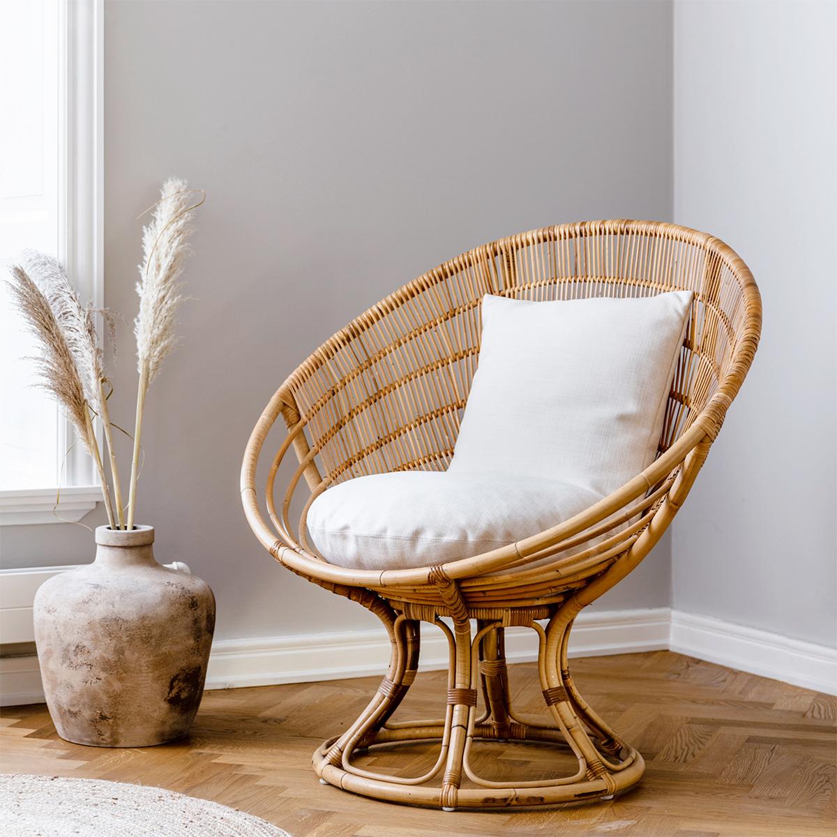 XXI secolo e contemporaneo Sedia in rattan Cocoona in vendita