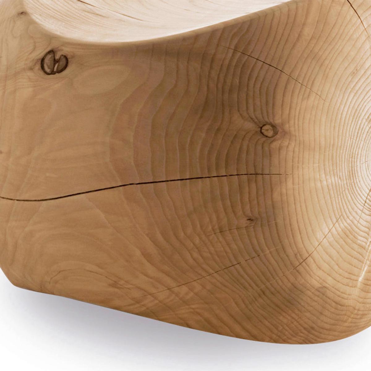 Cocoona Shape 1 Stool in Solid Cedar In New Condition For Sale In Paris, FR