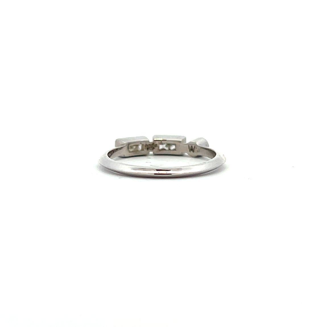 in vendita:  codebyEdge Amanti Anello impilabile con diamante personalizzabile Lettera W in codice morse 6