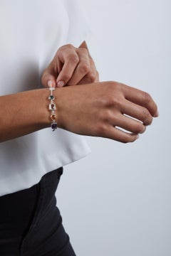 codebyEdge Bracciale con lettera C in codice morse - Argento 925