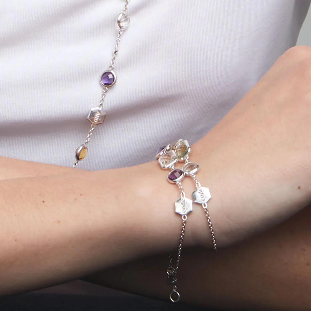 codebyEdge Bracciale con lettera C in codice morse - Argento 925 In condizioni Nuovo in vendita a London, GB