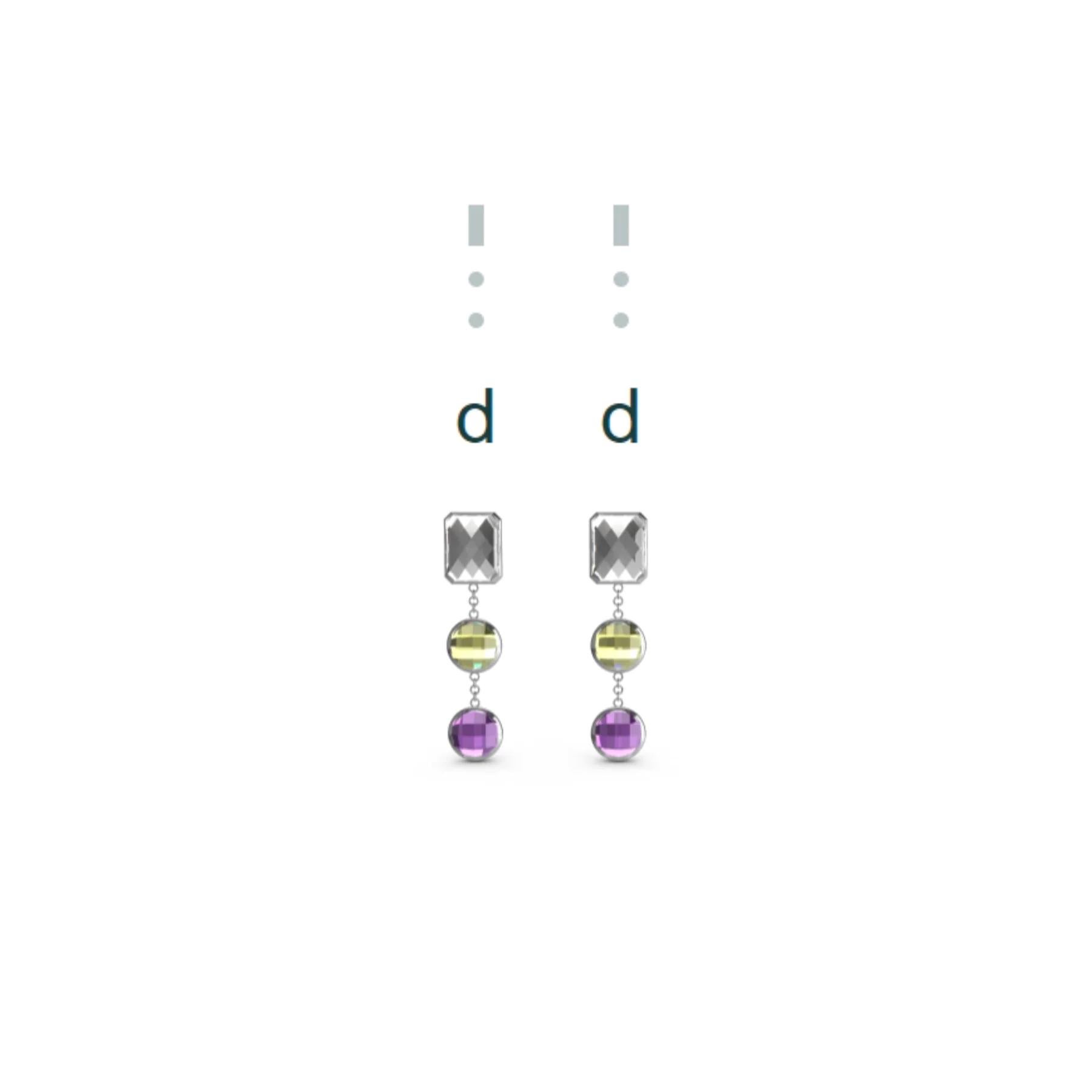 Artisan codebyEdge Morse code Letter D Earrings - 925 Silver  For Sale