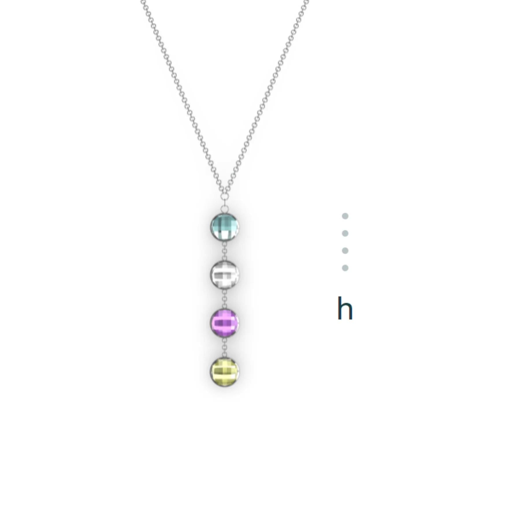 H is for Hope, Harmony, Healing… Encode the letters of your name, your children's initials, your lucky numbers, or a secret message of inspiration.

Details of this piece:
Handcrafted
Recycled 925 sterling silver

About Us
In the intricate dance of